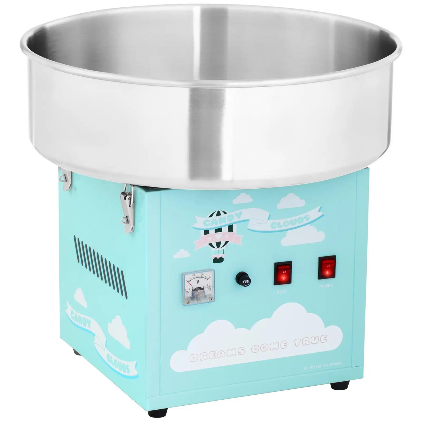 Commercial Candy Floss Machine - 52 cm - 1.200 W - Turquoise