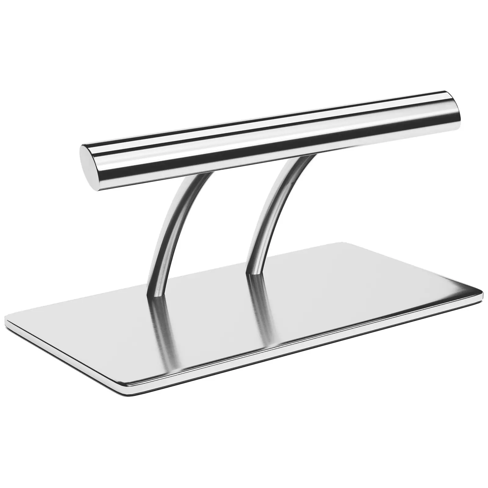 Salon Chair Footrest - stainless steel - 35 cm - oval bar