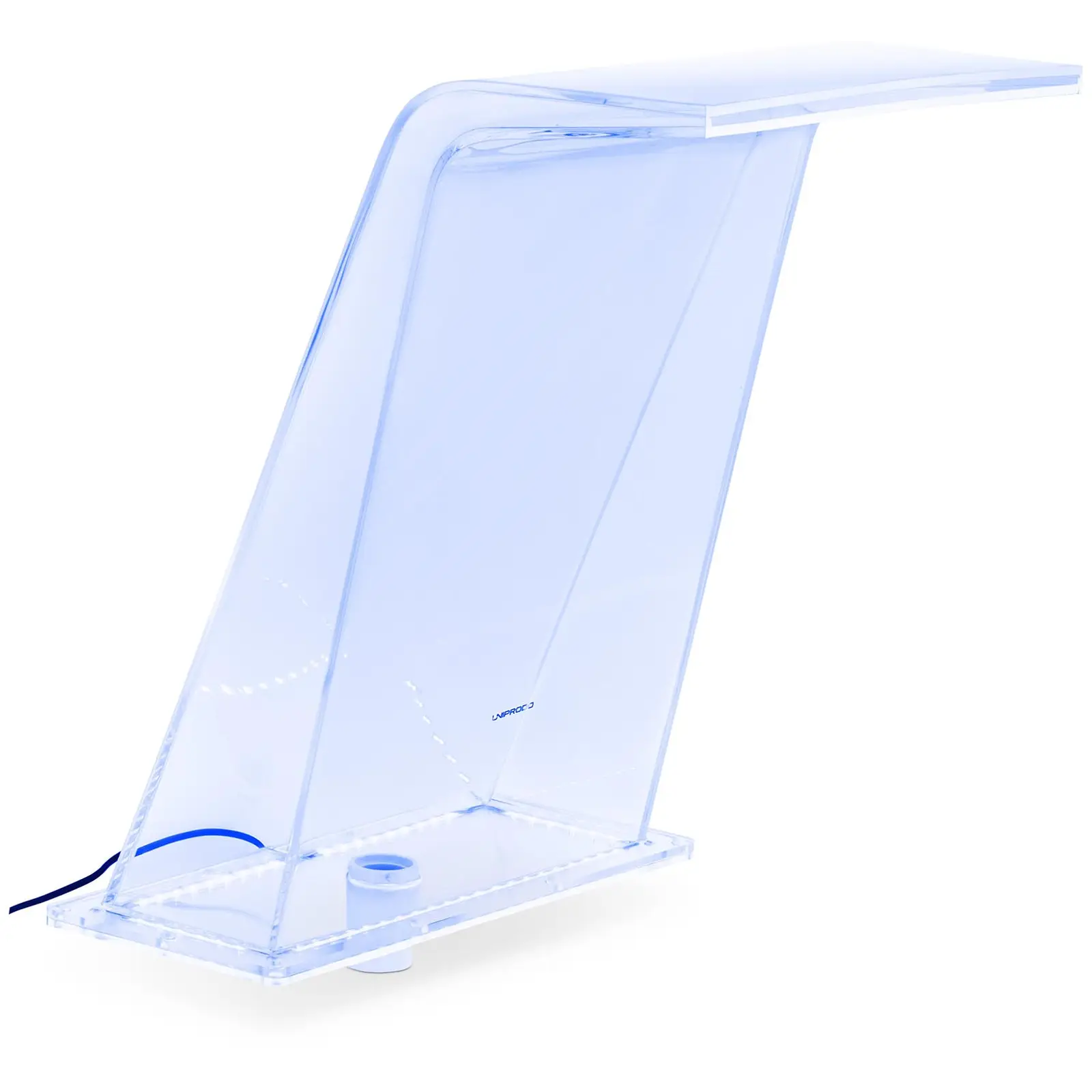 Surge shower - 45 cm - LED lighting - Blue / White