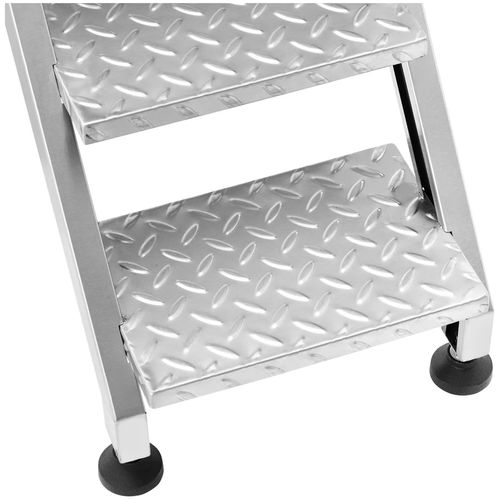 Dog bath - stainless steel - up to 60 kg - with steps