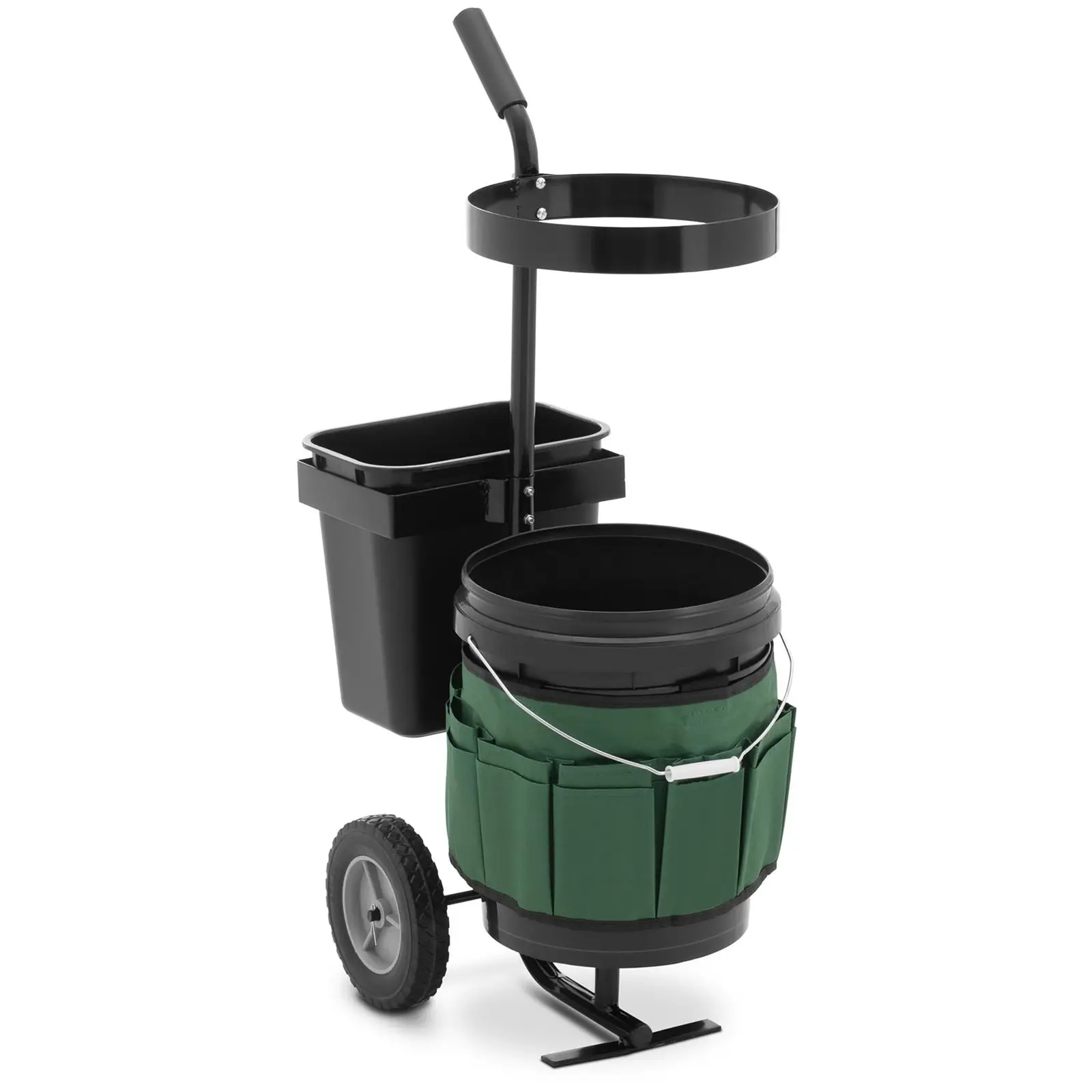Garden Trolley - with tool holder, 18 compartments and 2 buckets - 40 kg
