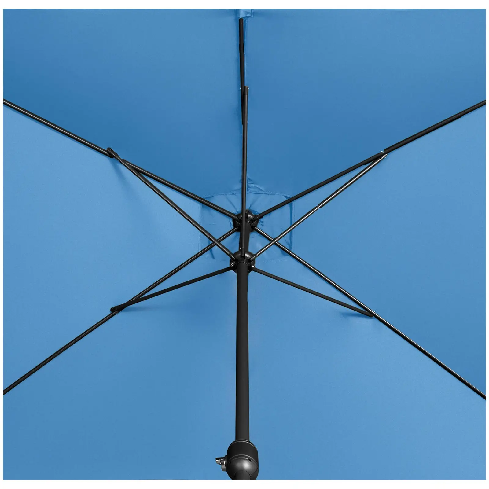 Factory second Large Outdoor Umbrella - blue - rectangular - 200 x 300 cm
