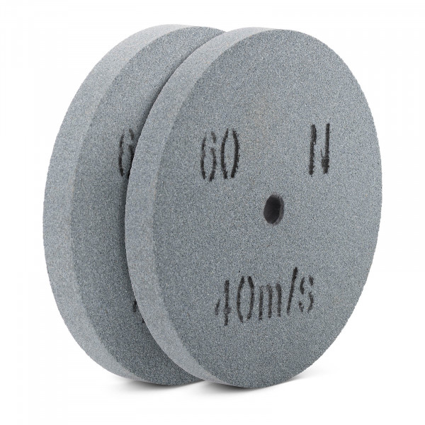 Spare Wheel For Bench Grinder - 200 x 20 mm - 60 Grain