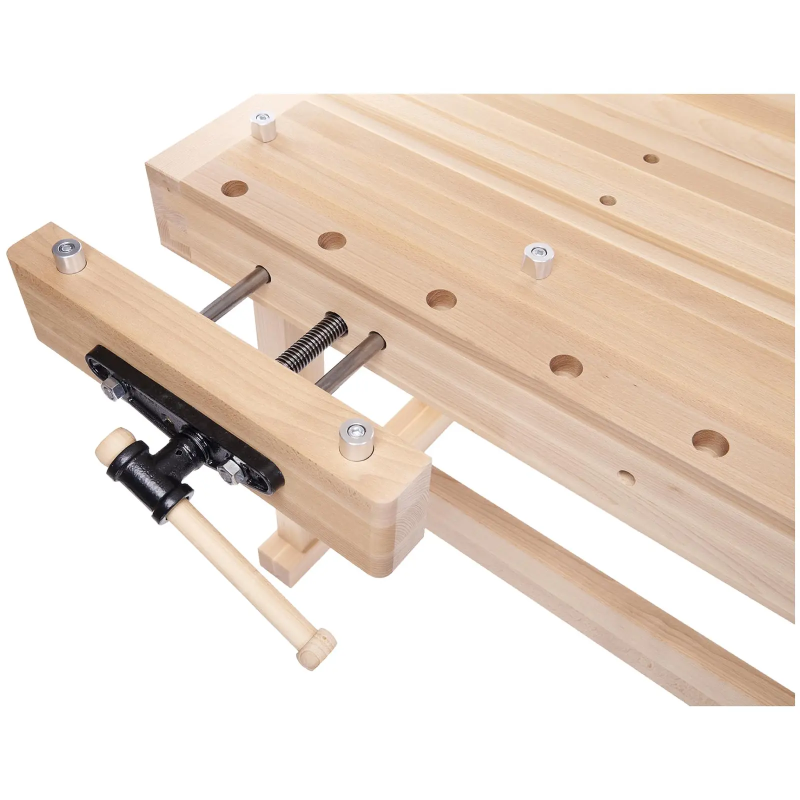 Workbench - beech wood - 2 vices - 1,910 x 620 mm worktop