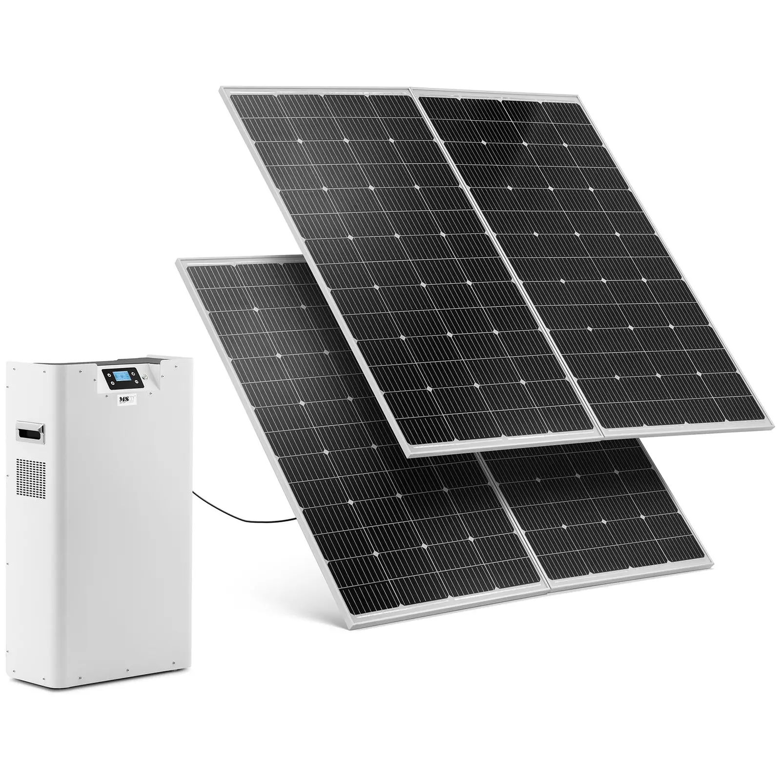Solar Panel Kit with 2 solar panels and an inverter - 3000 W - 230 V