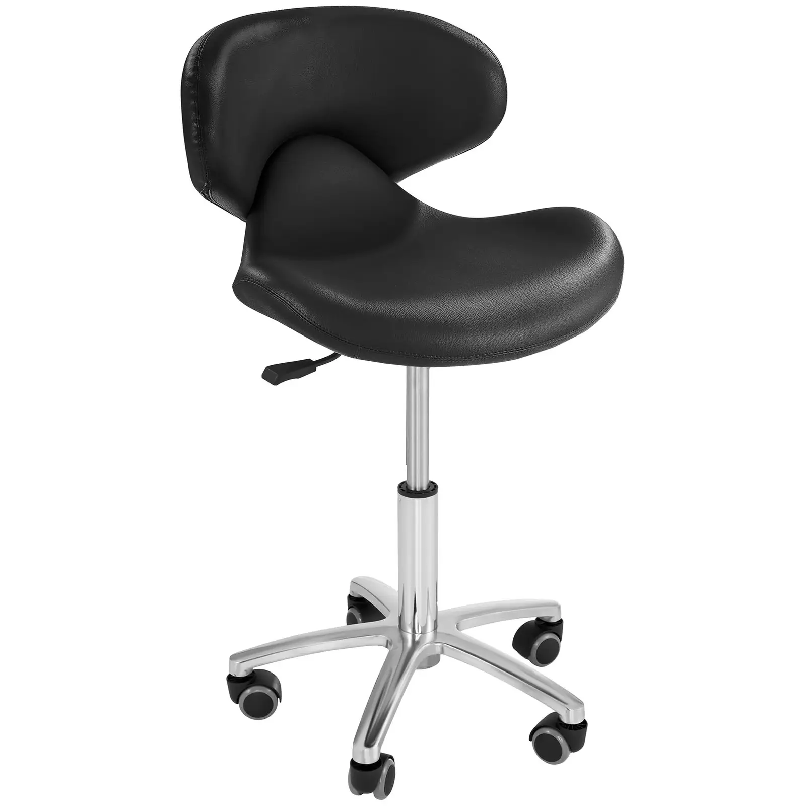 Hairdresser's chair - 44-570 mm - 150 kg - Black