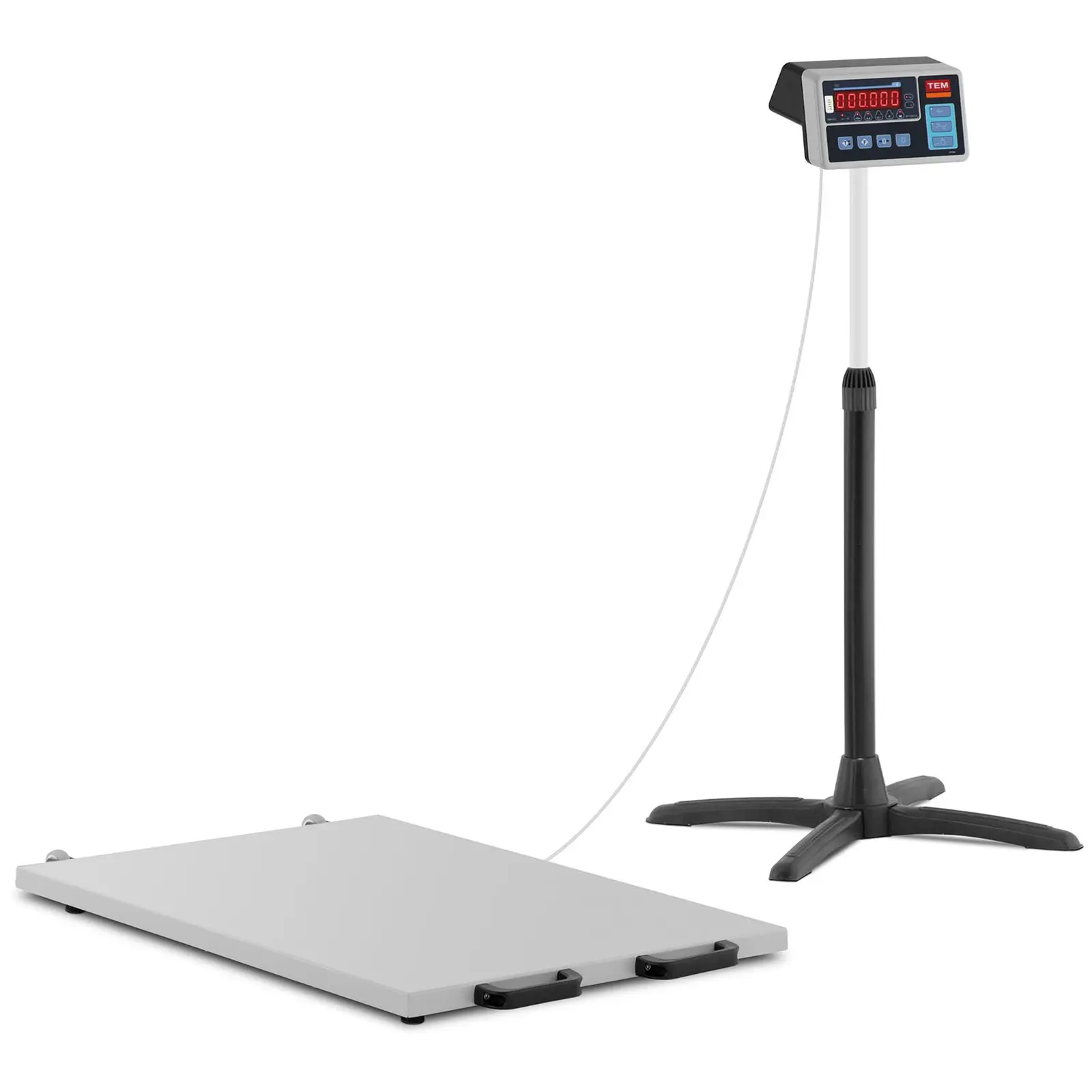 Floor Scale - calibrated - 150 kg / 50 g - animal-friendly - LCD