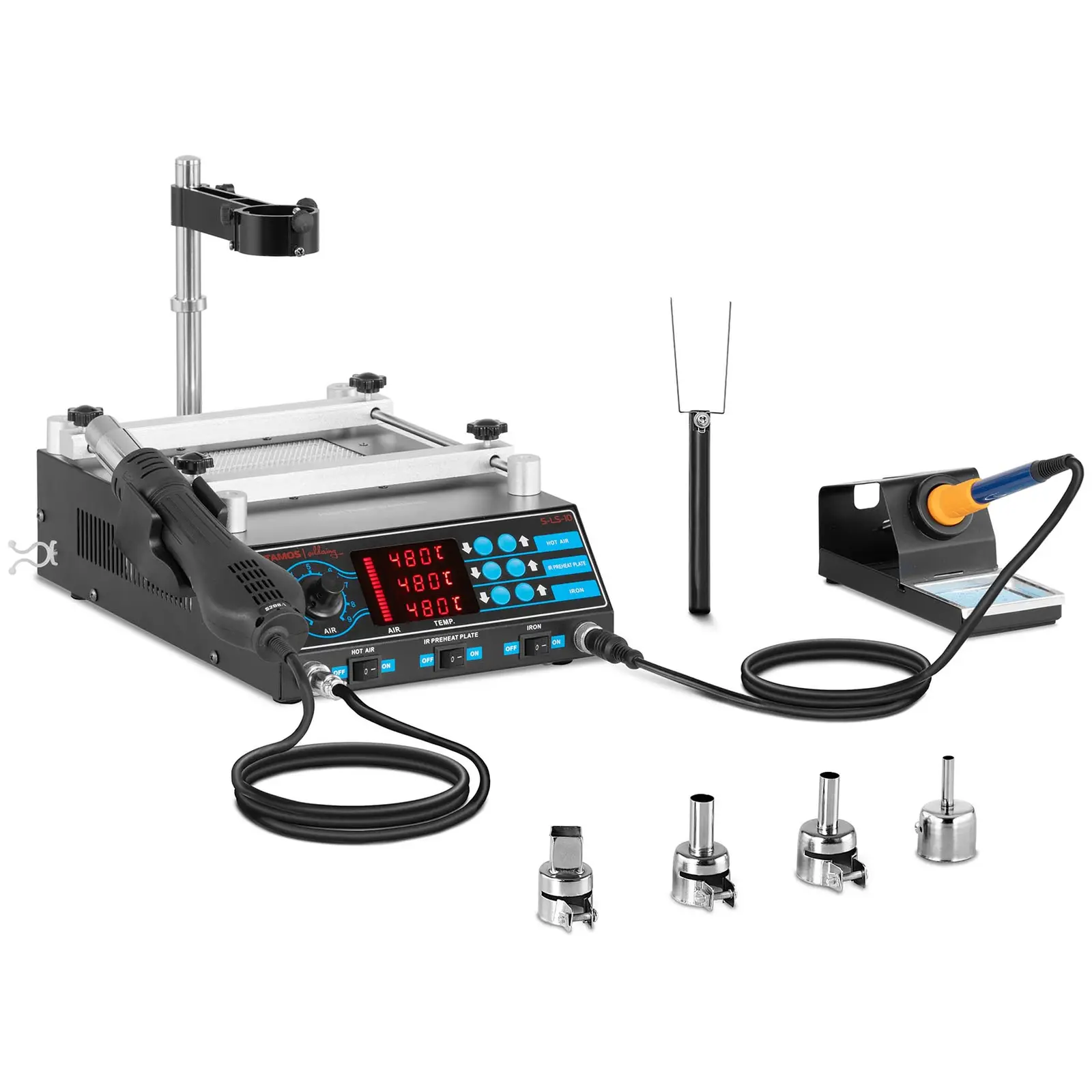Soldering Station with Pre-Heater and 2 Racks – Basic