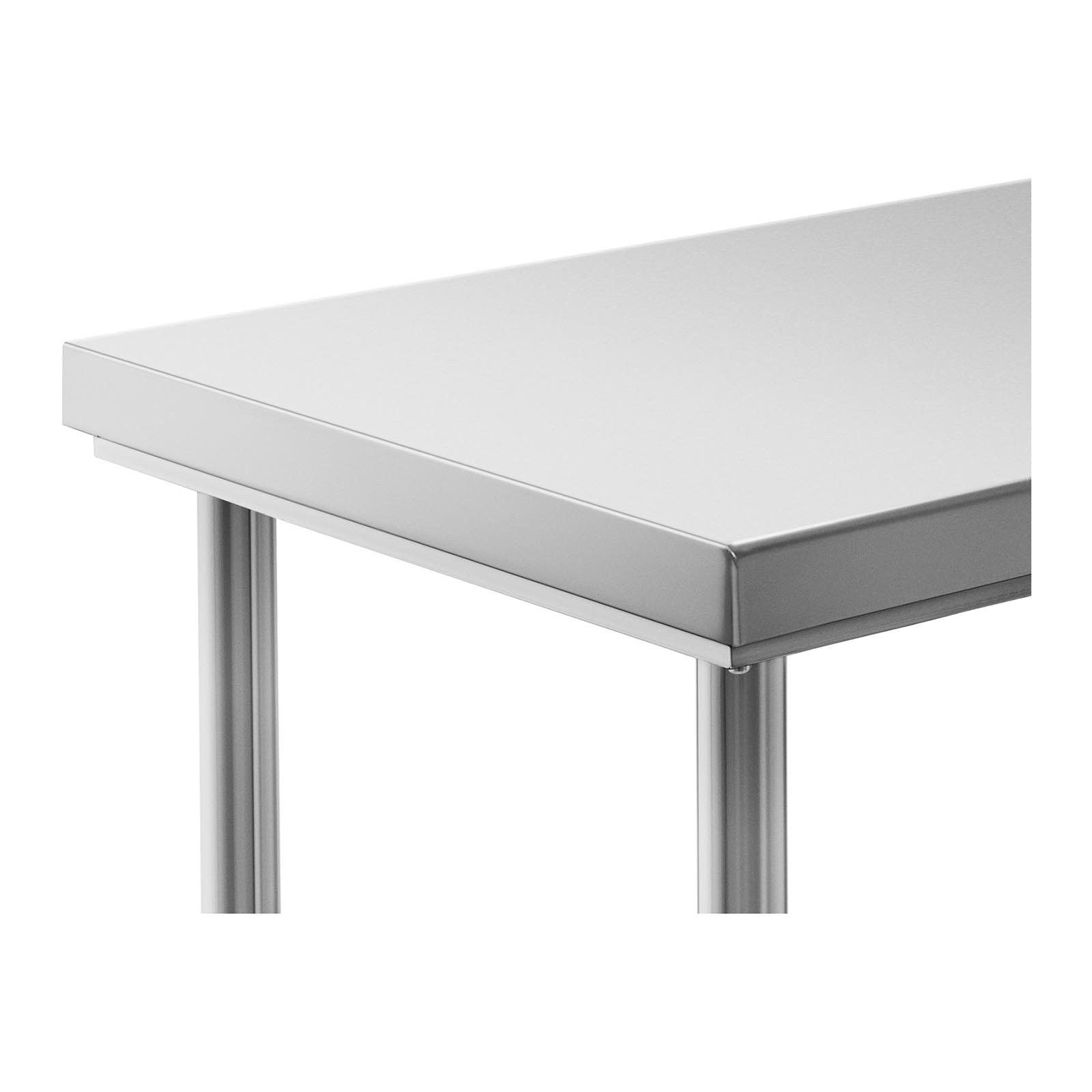 Stainless Steel Work Table - 120 x 70 cm - 143 kg capacity