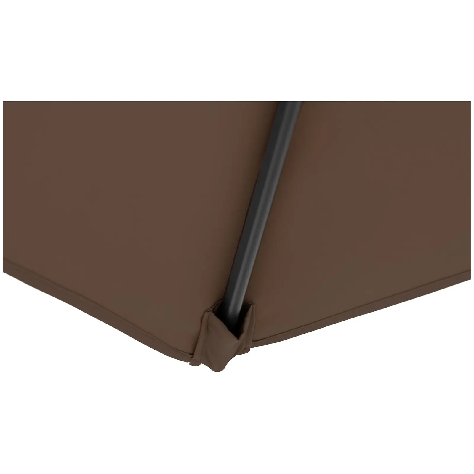 Factory second Large Outdoor Umbrella - brown - rectangular - 200 x 300 cm - tiltable