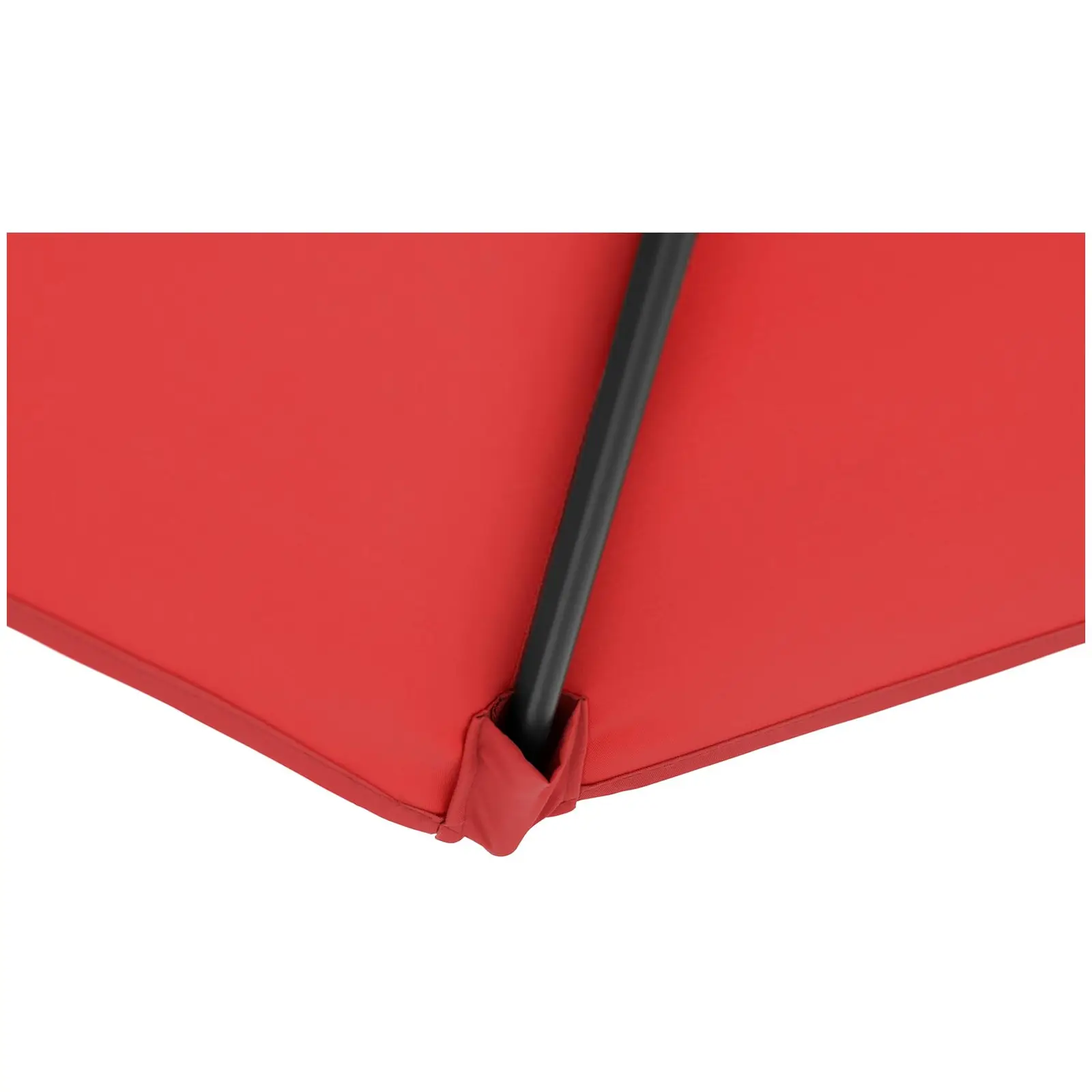 Factory second Hanging Parasol - red - square - 250 x 250 cm - rotatable