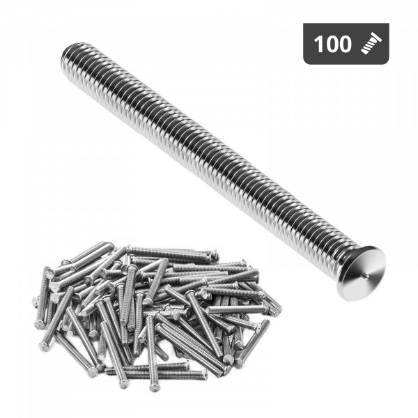 Stud Welder Set - M4 - 40mm - stainless steel - 100 pieces