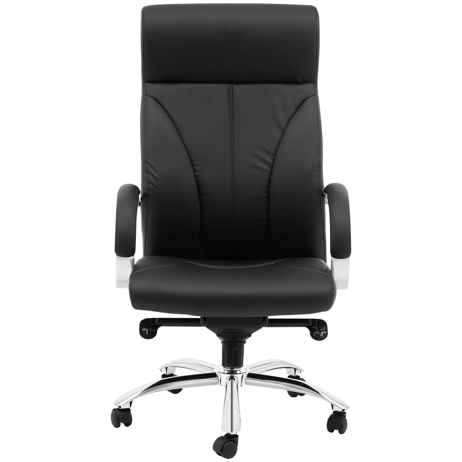 Executive Office Chair - synthetic leather backrest - black - 100 kg