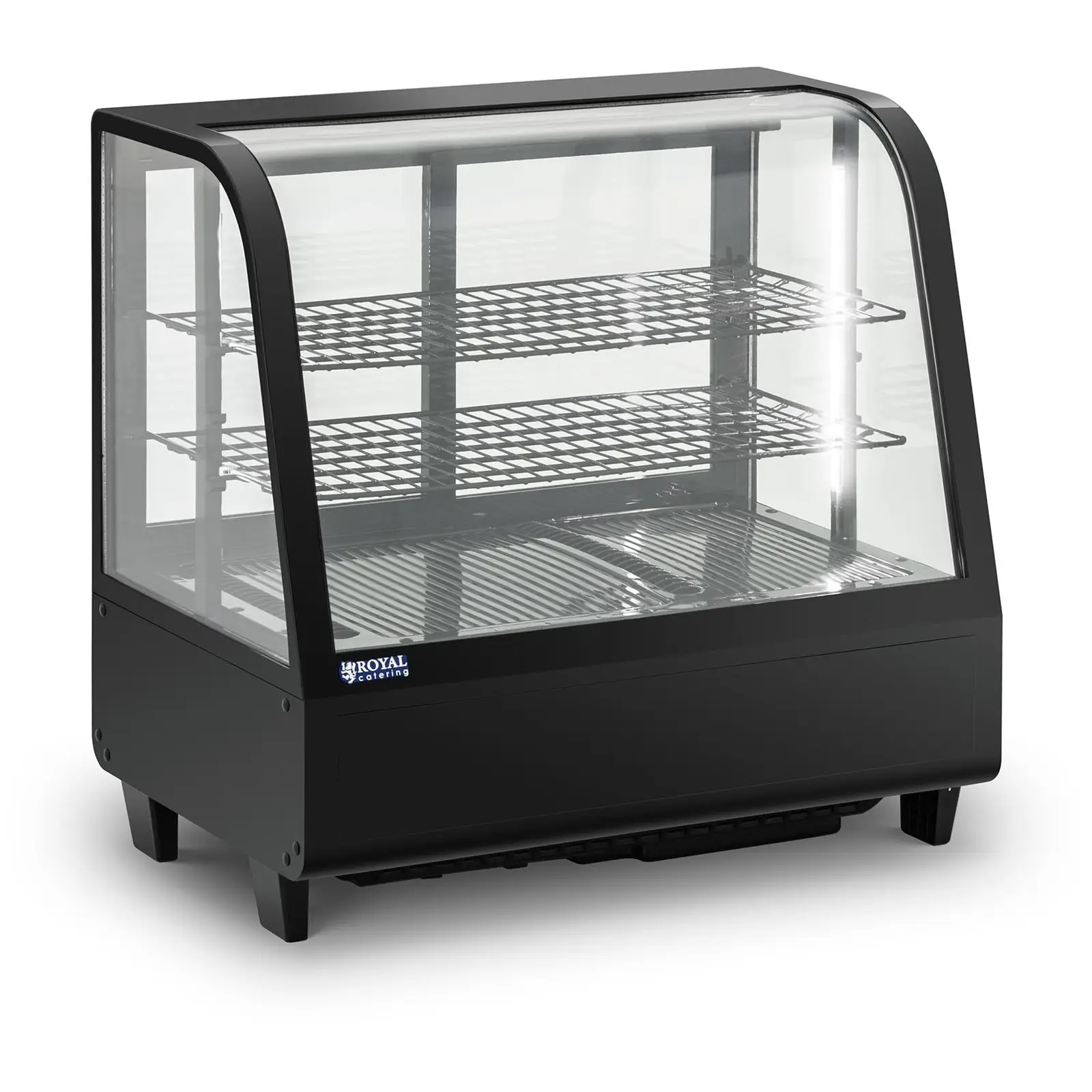 Refrigerated Display Case - 100 L - Royal Catering - 3 levels - black