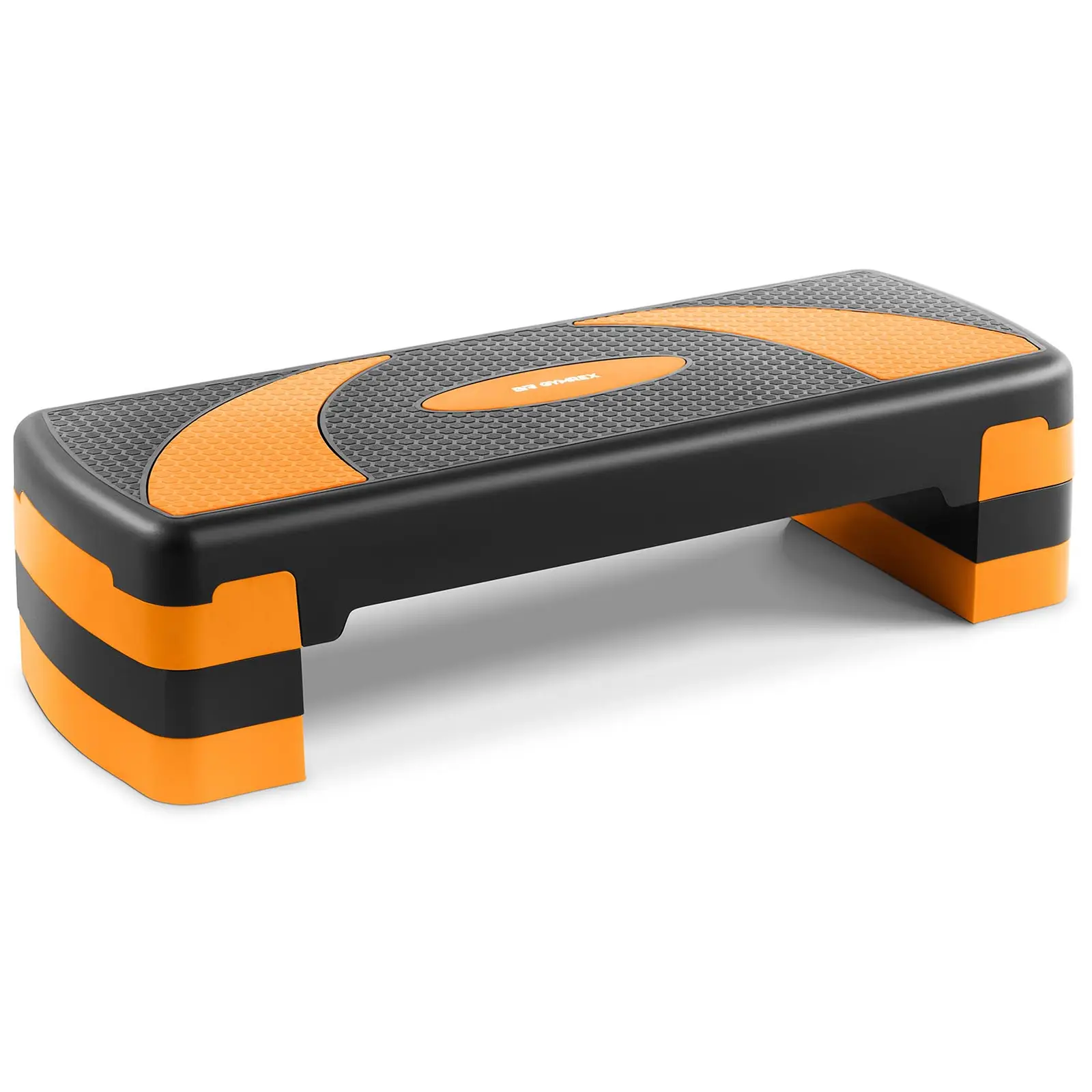 Aerobic Stepper - height adjustable - 100 kg - black/orange