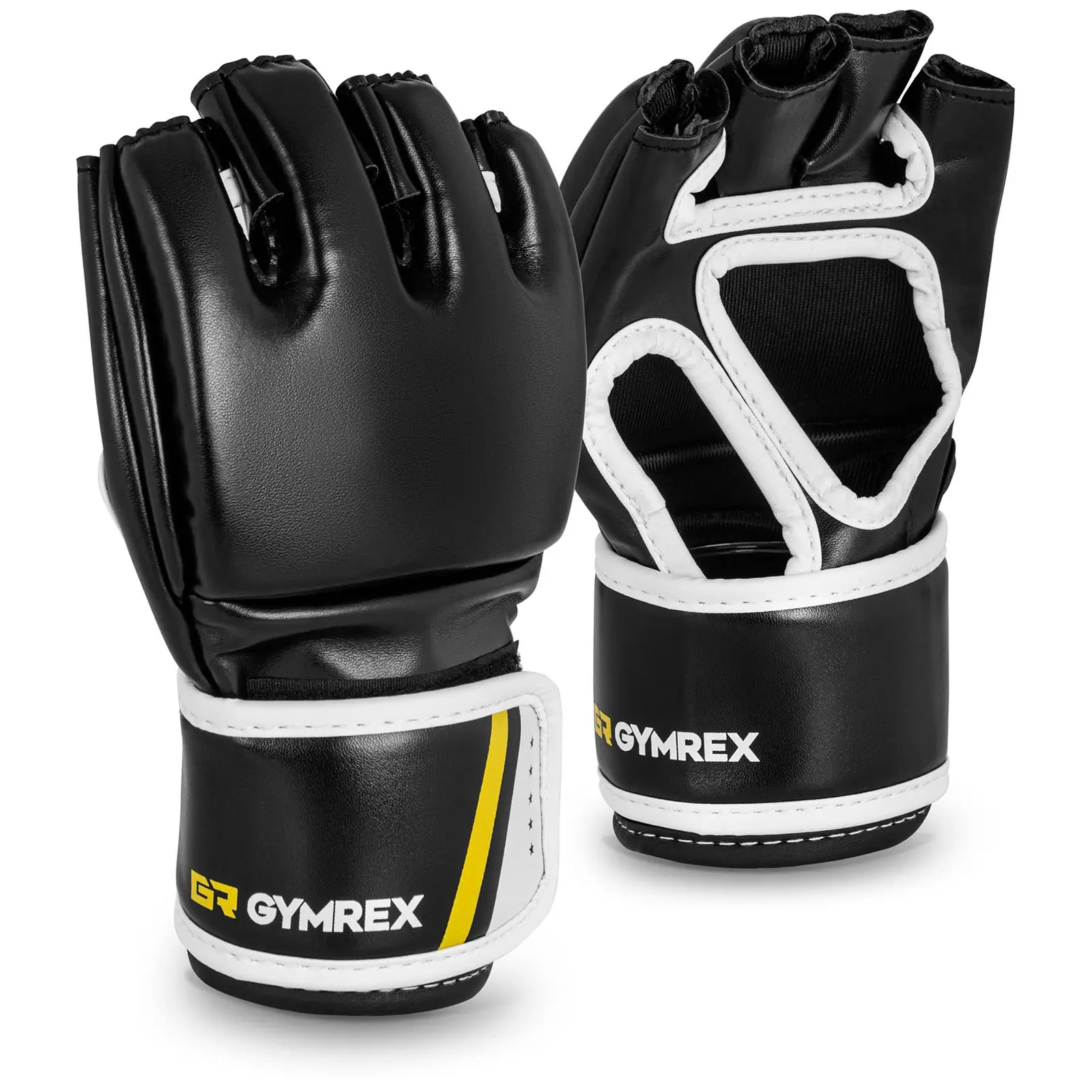 MMA Gloves - size S/M - black - without thumbs