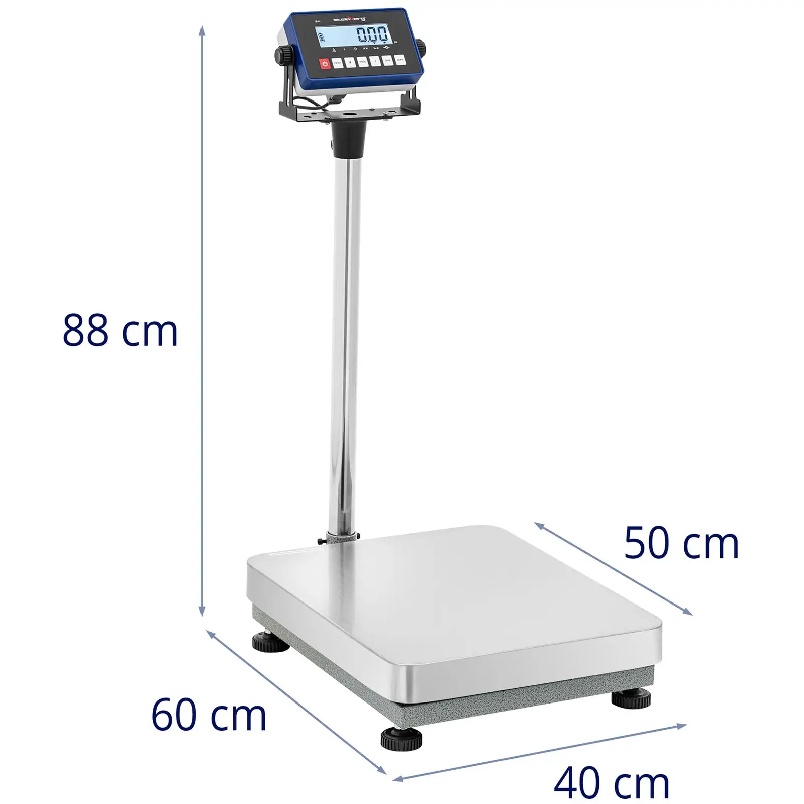 Platform scale - 150 kg / 0.005 kg - 400 x 500 x 122 mm - kg / lb