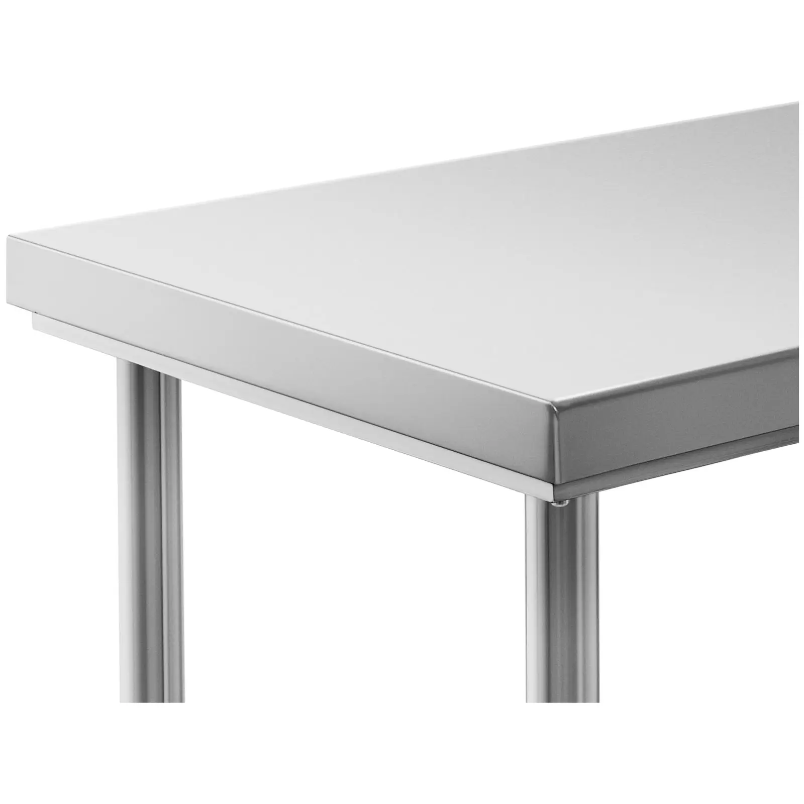 Stainless Steel Work Table - 200 x 60 cm - 240 kg load capacity - Royal Catering