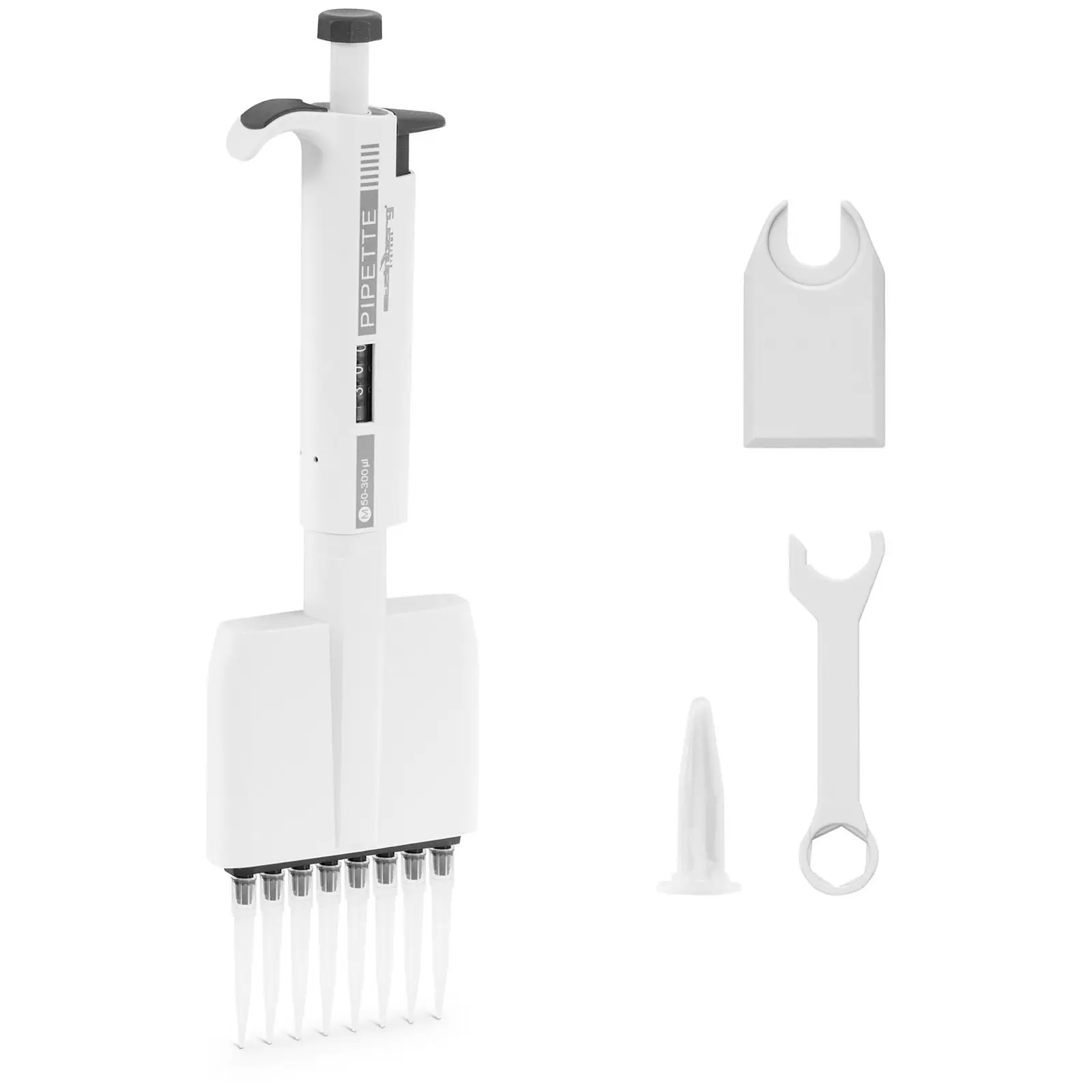 Multichannel pipette - for 8 tips - 0,05 - 0,3 ml