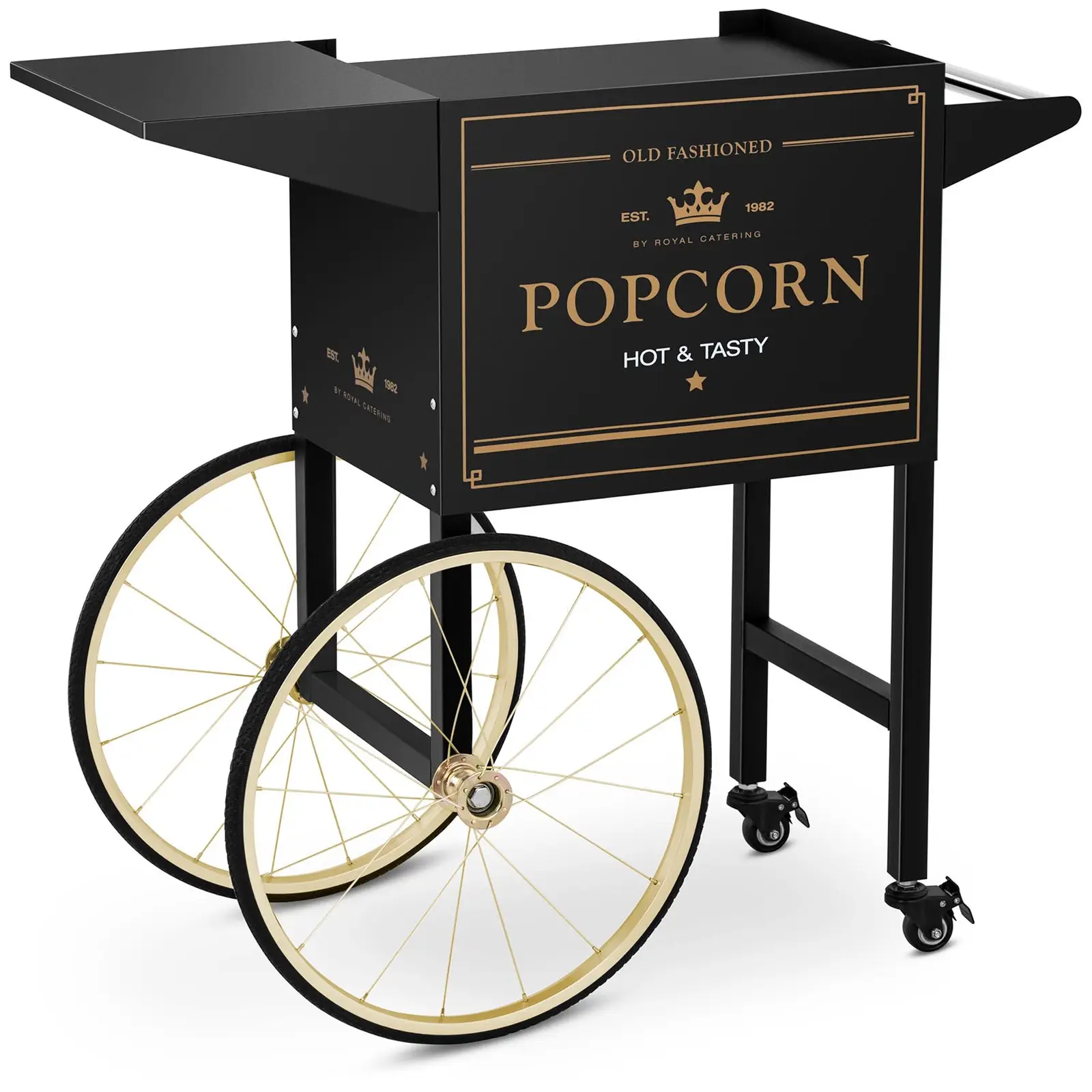 Popcorn trolley - black and gold