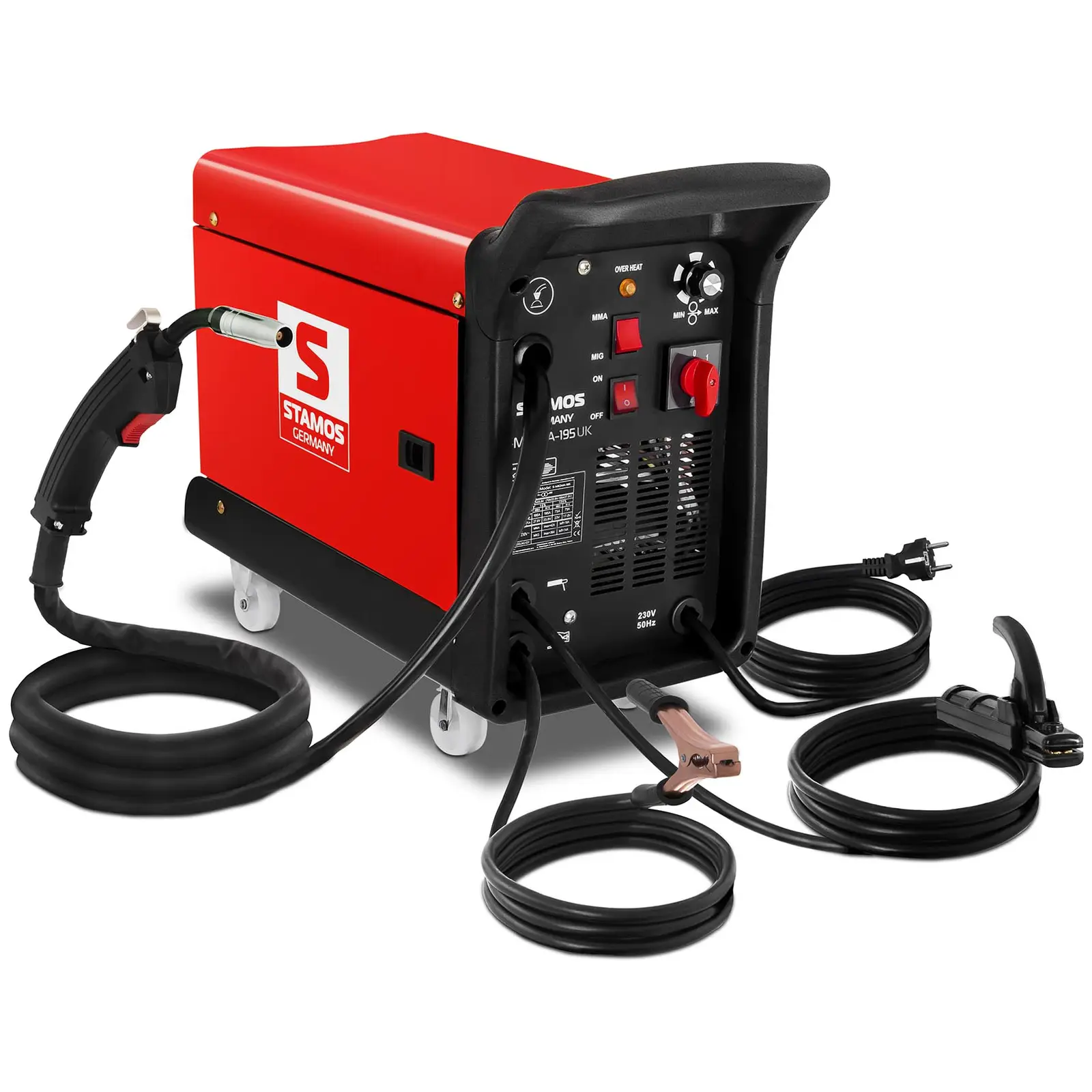 Combined Welder - 195 A - 230 V - with cart