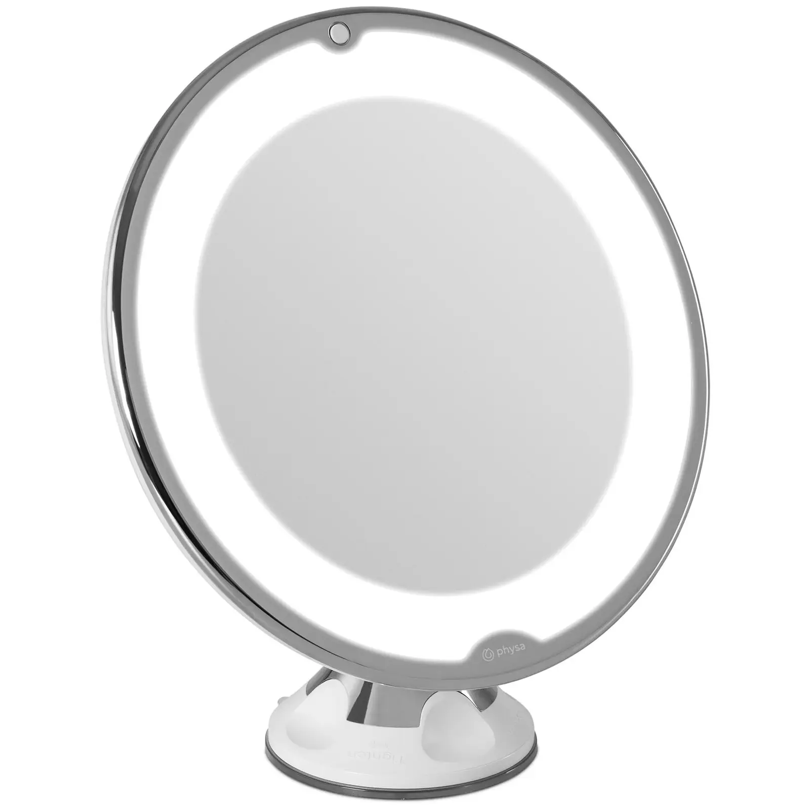 LED Vanity Mirror - white - 10x magnification - 10 LEDs - round