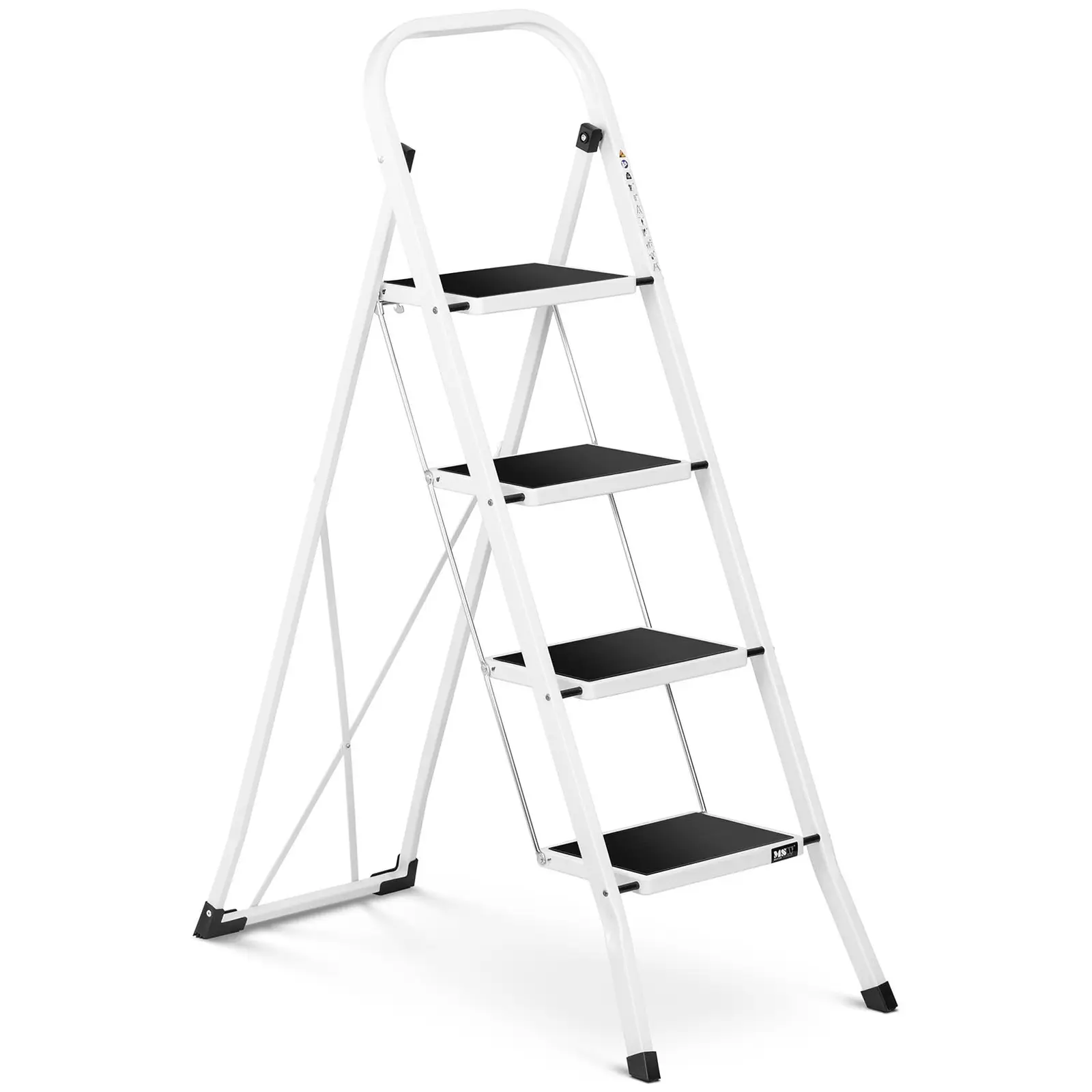 Step Ladder - 4 steps - steel - height 100 cm