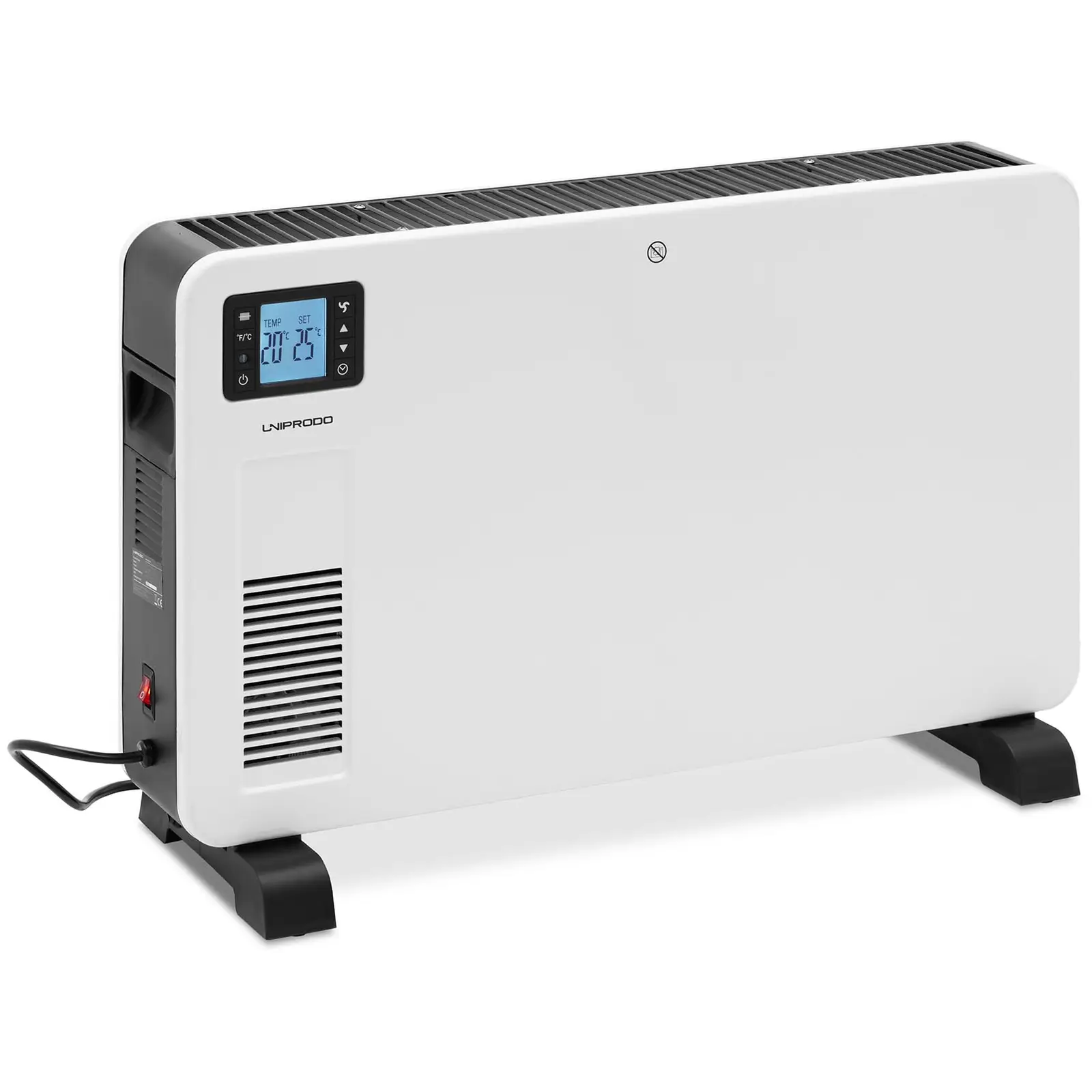 Factory second Convector Heater - for 25 m² - 2300 W - timer - LCD - remote control