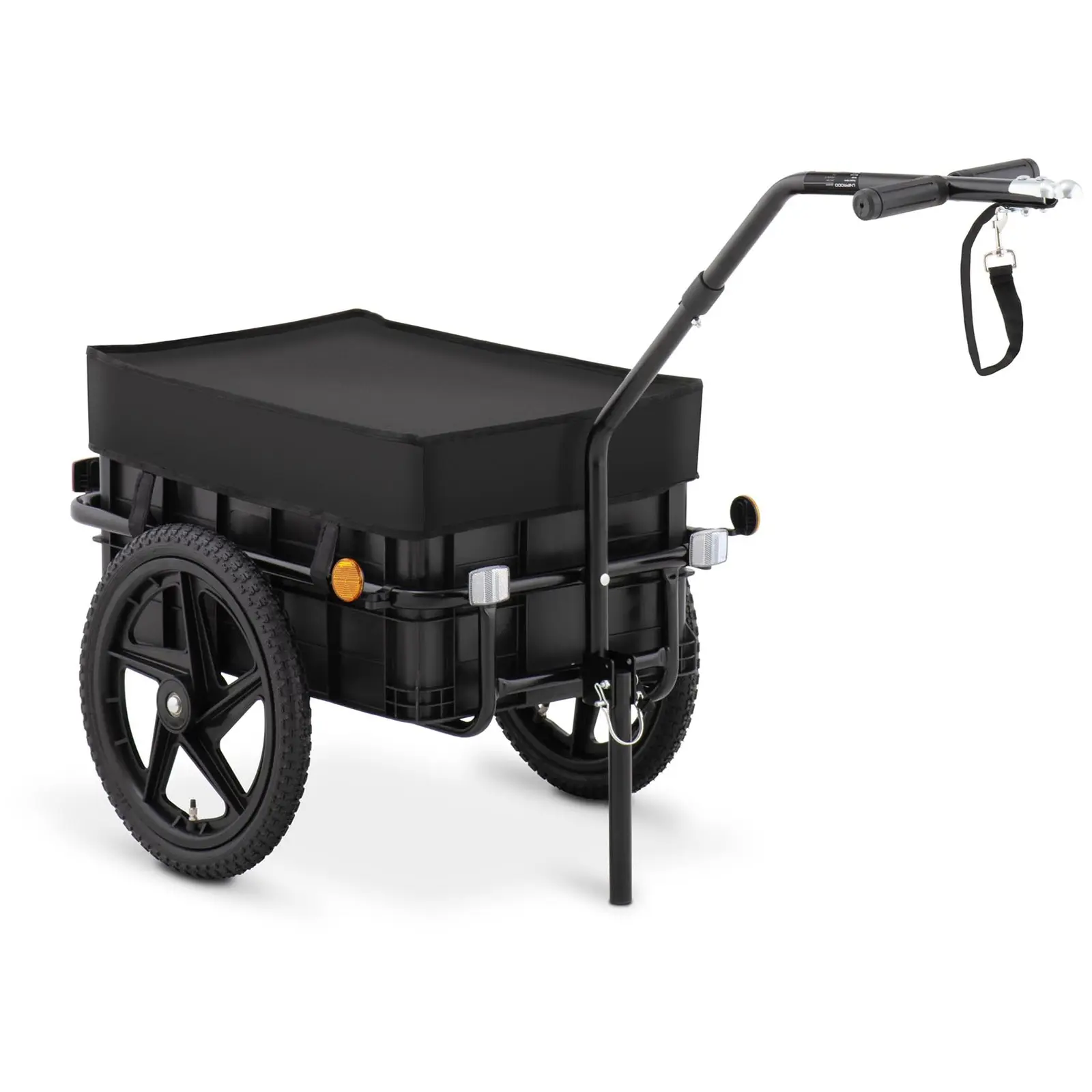 Bike Cargo Trailer - 35 kg - reflectors - tarpaulin