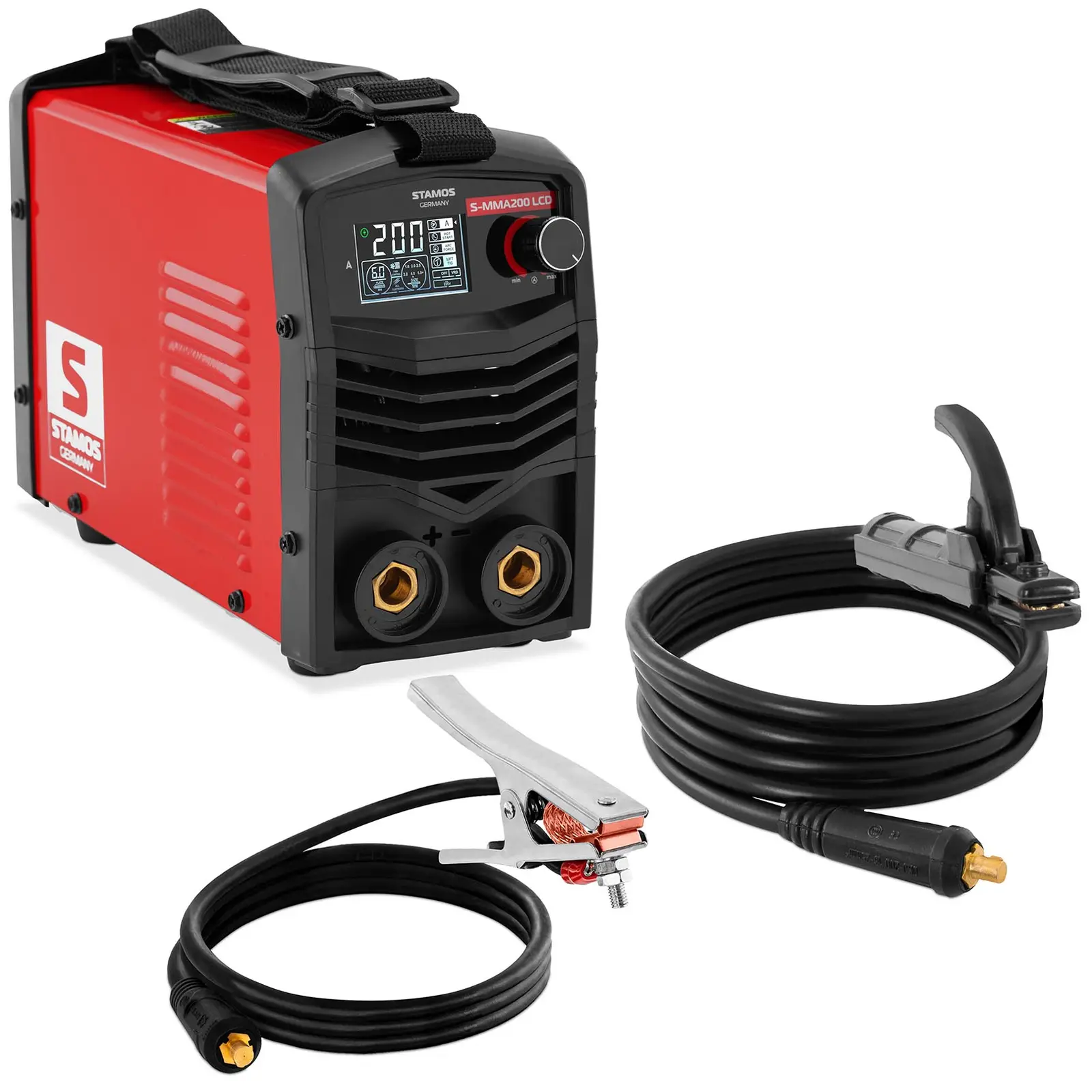 MMA welder - 200 A - LCD - IGBT - Hot Start - Anti-Stick