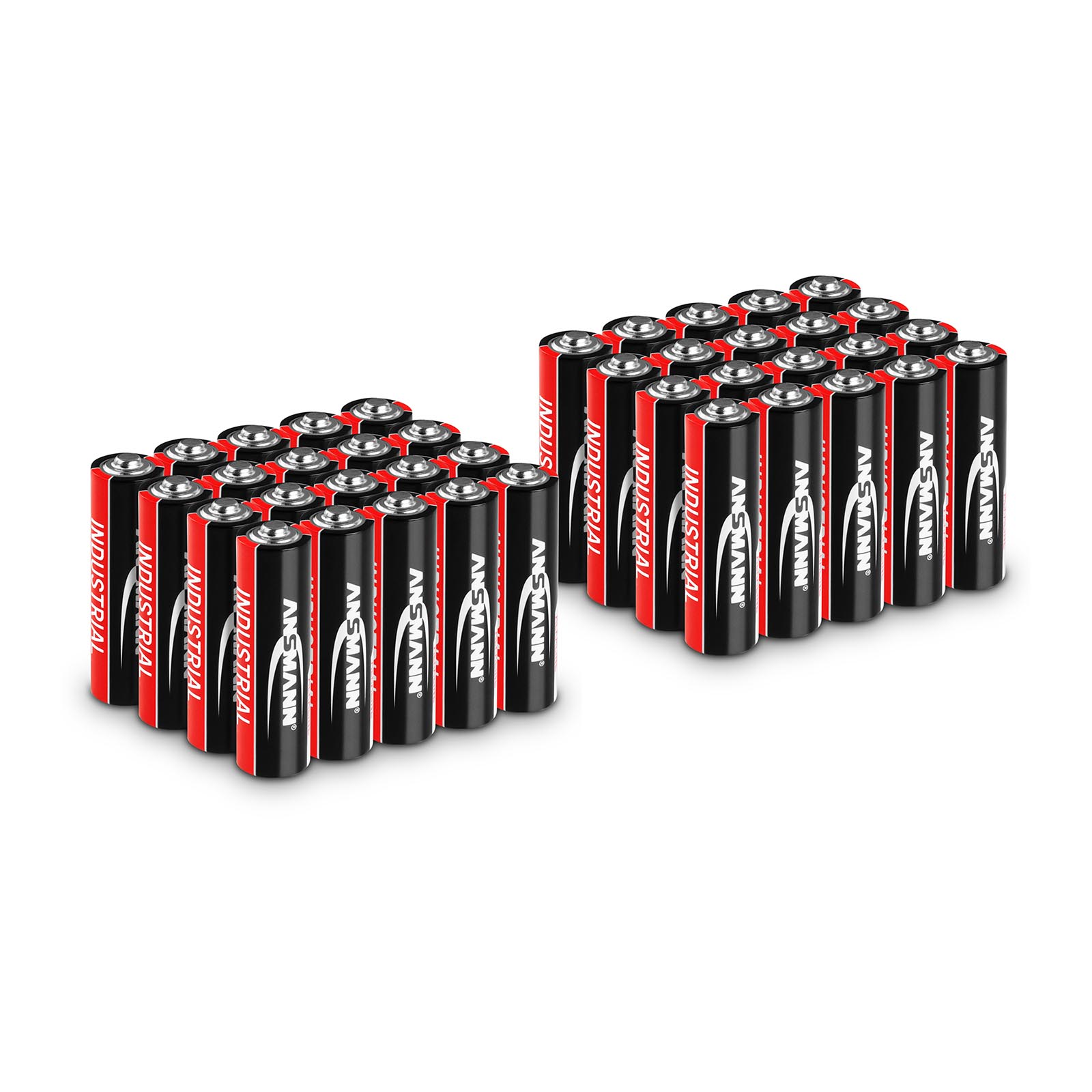 40 x Mignon AA LR6 Batteries - Ansmann INDUSTRIAL Alkaline Batteries - 1.5 V