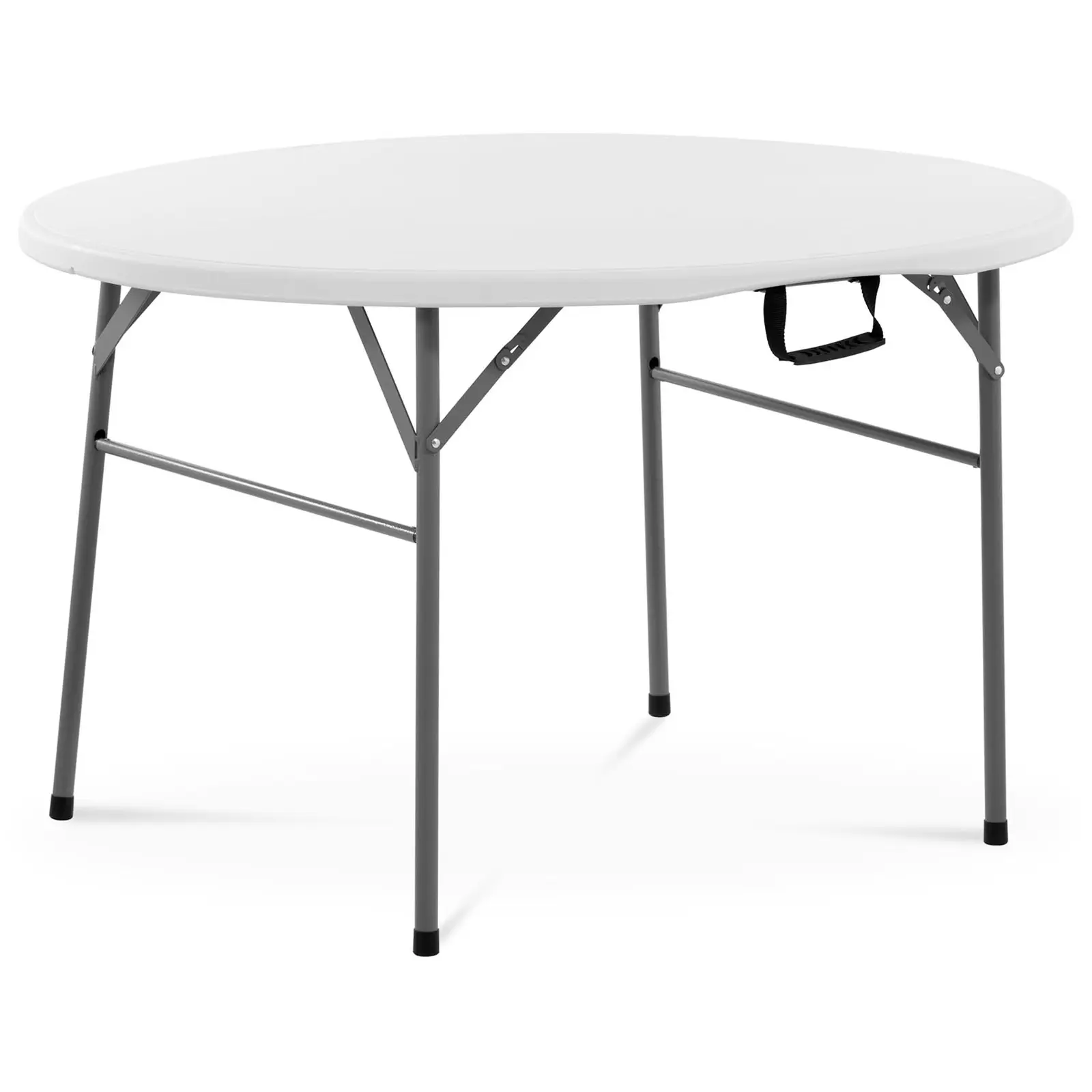 Round Folding Table - ⌀ 1,200 x 740 mm - Royal Catering - 150 kg - indoors/outdoors - White