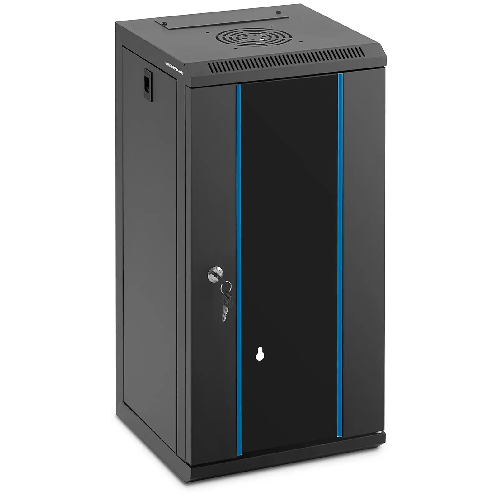 Server Rack - 10 inches - 12 U - lockable - up to 60 kg - Black