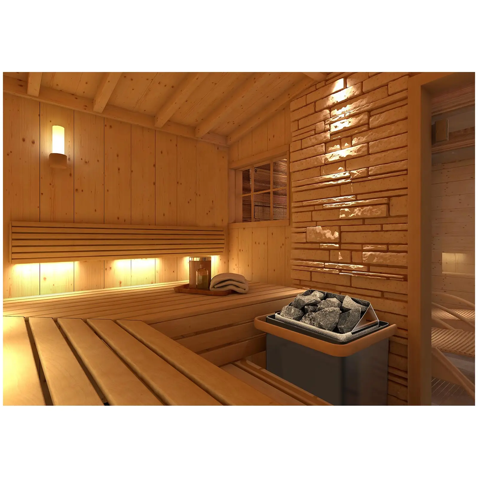 Sauna Heater - 9 kW - 30 to 110 °C