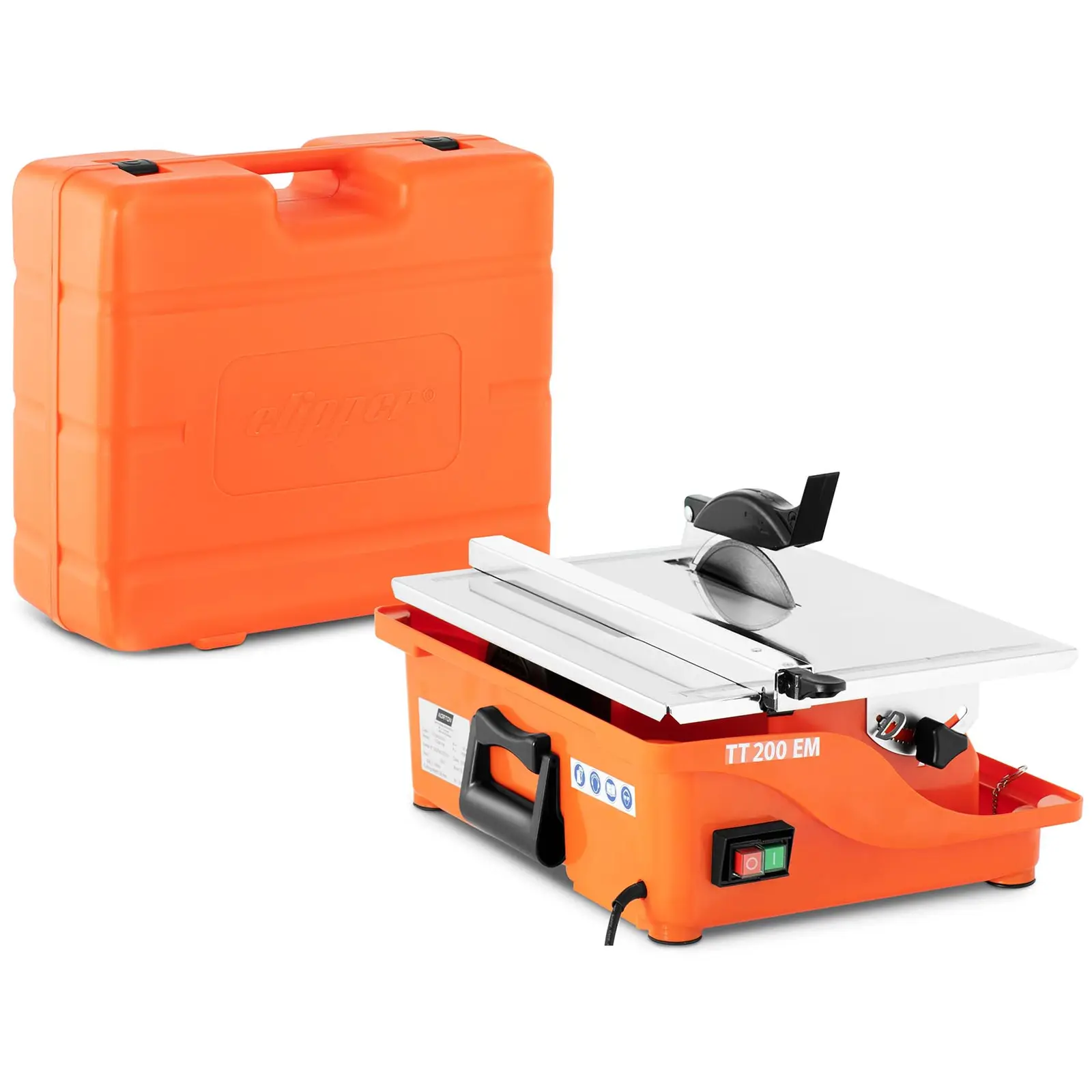 Tile Cutter - 800 W - tiltable stainless steel table from 0 - 45° - water cooling