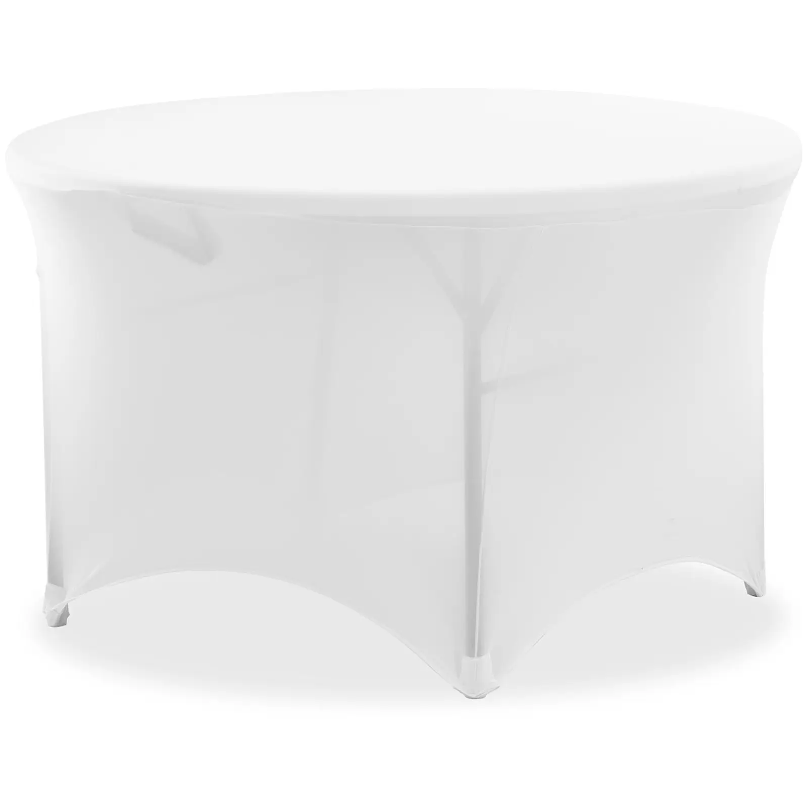 Table Cover - White - Royal Catering - round