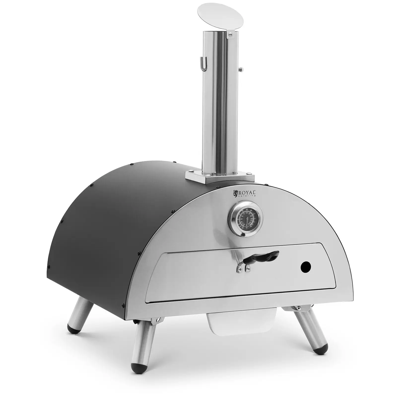Wood Fired Pizza Oven - Cordierite - 430 ° C - Ø 33 cm - Royal Catering
